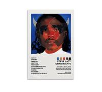 SXNRVM Steve Lacy Gemini RightsModern High-definition Printed Multi Scene Home Decoration for Waterproof Wall Paintings in Living Rooms Bedrooms Offices And Bathrooms12x18inch(30x45cm) Unframe-style