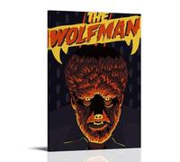 SXNRVM The Wolf ManModern High-definition Printed Multi Scene Home Decoration for Waterproof Wall Paintings in Living Rooms Bedrooms Offices And Bathrooms24x36inch(60x90cm) Frame-style