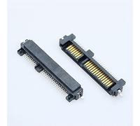 SXOPU 10PCS SATA Connector Male SMT 7P+15P 22Pin 7+15 Connector Socket Light Connectors