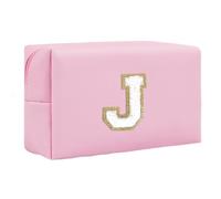 SxoSyo Cosmetic Bags for Women Makeup Bag Large Capacity Purse Travel Toiletry Zipper Storage Pouch Make up Brushes Organizer for Gifts, Pink, S