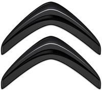 SXQDL Car Emblem for Citroen Jumpy,3D Letter Metal Turbo Badge Car Letter Emblem Front Grille Badge Trunk Tailgate Boot Window Exterior Decal Accessories Car Accessories,Black
