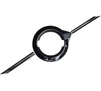 SXQDL Car Emblem for Volvo V90 2017-2020, 3D Black Metal Zinc Alloy Turbo Badge Front Grille Badge Trunk Tailgate Boot Window Exterior Decal Accessory