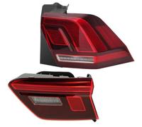 SXQPOCAR Auto parts 1Pcs Left/Right For Tiguan L 2017 2018 2019 2020 2021 Rear Tail Light Brake Lamp With(Right-2PC)