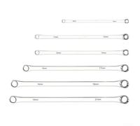 SXRegalium 6-Piece Extra Long Double Box End Wrench Set Chrome Vanadium Steel 8-21mm Ideal for Automotive Repairs Mechanic Tools Precision Engineering Equipment Maintenance