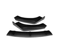 SXRegalium Car Front Spoilers For A4 B7 B8.5 S4 RS4 Accessories 3PCS Universal Bumper Lip Spoiler Side Splitter Deflector Body Kit Guards Lip(Carbon fiber Look)