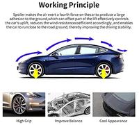 SXRegalium Premium Abs Material Car Rear Spoiler for Mercedes-Benz E-Klasse W213 4-TüRige Limousine E200 E220 E250 E300 E300l 2016-2020, 3m Glue and Easy Installation