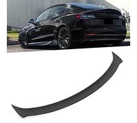 SXRegalium Spoiler Tail, Black Rear Trunk Tail Wing Lip 3D Racing Style Fit For Tesla Model 3 2017-2020 Car Accessories