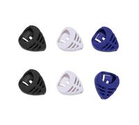 SXRQ 6pack ABS Guitar Pick Case Triangular Compacts Holder Travel Friendly for Guitar Player Quickly Access