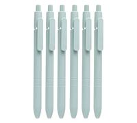 SXRQ 6Pcs Business Signing Pen Retractable Ballpoint Office Signing Guest Sign in 0.5MM Tip Write Smoohtly Office Writing Pen