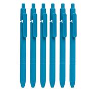 SXRQ 6Pcs Business Signing Pen Retractable Ballpoint Office Signing Guest Sign in 0.5MM Tip Write Smoohtly Office Writing Pen