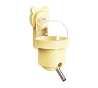 SXRQ Adorable Ice Cream Cone Shaped Water Bottle Leakproof for Hamsters and Gerbils Fun Ices Creams Themed Small Animal Water Feeders