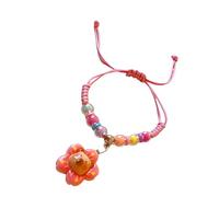 SXRQ Artistic Resin Capybaras Charm Handwoven Cord Present For Youthful Trendsetters And Art Lovers Adjustable Kids