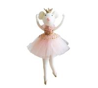 SXRQ Ballet Mouse Dolls Christmas Tree Ornament for Holiday Festival 20cm Ballet Dancer Figurine Hanging Decoration