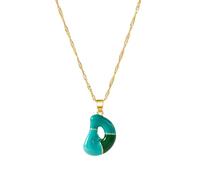 SXRQ Elegant Letter Jewelry Piece Interchangeable Charm Lightweight Design Clavicle Chain Charm Ideal Gifts For Her Fashion Enthusiast Personalized Accessory