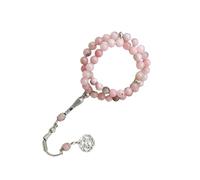 SXRQ Ethnic Inspired Glass Bead Wrist Jewelry Imitation Jades Hui Cultural Pattern Portable Glass Beads