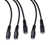 SXRQ Female DC5521mm Power Adapter Plugs Power Supply Cord With 5.5x2.1mm Socket Easy Polarity Identification