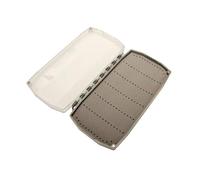 SXRQ Fishing Tackle Box with Sponge Pad Waterproof Fly Storage Flying Tackle Spoon Hook Baits Organizers Tray Fly