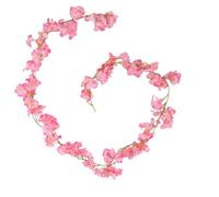 SXRQ Flower Vine 180cm Flexible For Wall Bedroom Decoration 1.8m Long Artificial Flower Hanging Ornament Hanging Blossom For Bedroom