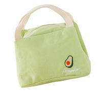 SXRQ Fruit Print Thermal Lunch Holder with Aluminum Foil Lining Large Capacity Insulated Container Food Bag for Daily Use Women's Lunch Bag