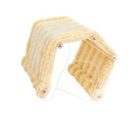 SXRQ Gerbil Furry Shelter Soft Large Bed Detachable Habitat Suitable for Hamster Cage Acessories Safe Chew Resistant Tunnel