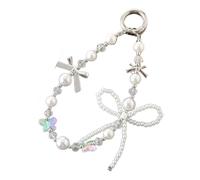 SXRQ Hands Phone Decorations Keychains Decorative Strap Fashionable Beaded Charm For Various Devices Gift Fashionable Beaded Charm Attachment Elegant Pendant Hand Decorations For All Device