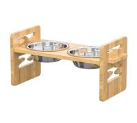 SXRQ Raised Cats Bowl With Adjust Stand Elevated Dog Water Feeding Food Container For Cats Dogs Small Pet Dog Bowl