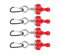 SXRQ Rare Earths Tent Hook Waterproofed Camping Light Clip Mountaineering Equipment for Skylights Tents Multifunctional Hook with Climbing Buckles