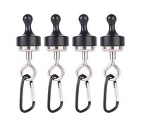 SXRQ Rare Earths Tent Hook Waterproofed Camping Light Clip Mountaineering Equipment for Skylights Tents Multifunctional Hook with Climbing Buckles