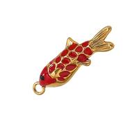 SXRQ Sparkling Crystal Fish Charm Jewelry Component for Necklace Designs Pendants for Necklaces