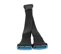 SXRQ USB3.0 Female To Male Splitter Computer Main Board Usb3.0 19/20 Pin Converter Extension Cable 15CM/5.9inch Computer Mainboard Splitter