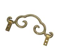 SXRQ Vintage Copper Wall Hook Decorative Looking Glass Frame for Homes Decors Sturdy Copper Hanging Ornament with Easy Installation Brass Wall Hook