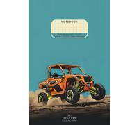 SxS Small Graph Notebook - 5,5x8,5 in - 100 pages: 1/4 Inch Square Grid Side-by-Side Journal for Kids, Teens, and Adults | Off-Road SxS Quad Design ... for Math, Trail Mapping, School & SxS Storage