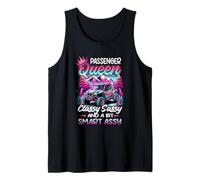 SXS UTV Passenger an Queen Classy Sassy and Bit Smart Assy Tank Top