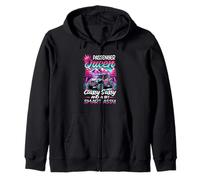 SXS UTV Passenger an Queen Classy Sassy And Bit Smart Assy Zip Hoodie