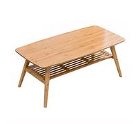 SXSCARKX Coffee Table, Living Room Solid Wood Sofa dining Home Study WoodTable, Simple Leisure Tea Table (H50cm)(B,100cm)