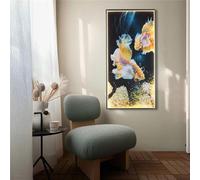 SXSCARKX Exquisite wall lamp Contemporary Gold Fish Figure LED Sconces Rectangle Mural Light Creative for Home (A H80cm 1PCS)