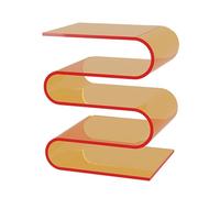 SXSCARKX Sofa, Transparent Acrylic Coffee Table,Creative BedSXSCARKX/Leisure Table,Magazine Book Storage Rack,for Hotel House Decorative(A)