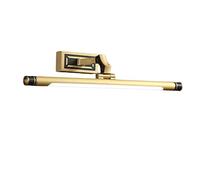SXSGSM 6W LED Bath Mirror Lamps Brass Vanity Mirror Lights Retro IP44 Waterproof Bathroom Lamp Vanity Light Washroom Cabinet Light Up Down Wall Painting Lights, 500lm 4000K 38cm The New
