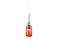 SXSGSM Nordic Colorful LED Pendant Lights Creative Home Decorative Lighting Living Room Bedroom Indoor Glossy Clear Light Glass Decor Ceiling Hanging Lamp The New