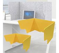 SXSHEYS 2-Pack Portable Foldable Desk Dividers, Freestanding Acoustic s for Noise Reduction and Visual Distraction, Enhance Workplace Focus Productivity