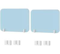SXSHEYS Acoustic Desk Divider 2Pack Noise Reducing Privacy Screen Visual Distraction Blocker Office & Study Use Ideal for Students Blue (40x40CM)