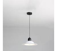 SXSHEYS Adjustable Height Nordic Pendant Light - LED Farmhouse Barn Lamp, Colorful Single Head, Acrylic Island Ceiling Hanging