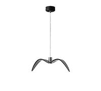 SXSHEYS Led During The Light Nordic Modern Bar Chandelier American Seagull Hanging to Bedroom Living Room Dining Ceiling Lamp,Modern Warm BlackB Model 32 * 16cm