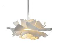 SXSKPP Living Room Bedroom Clothing Store Lighting,Modern Concise Huaguo,E27 Nordic Creative Dining Lamp-White. 70 * 24cm
