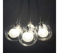 SXSKPP Modern creative chandelier Multi Glass Bubble Balls Artistic Creative Ball Lamp Modern for Living Room Children's Bedroom Lamps Restaurant Pendant Lights LED Lighting