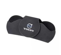 SXSTYSXCLGS Auto Eyeglasses Organizer Box, Car Sunglasses Holder,Car Glasses Holder Clip for Volvo XC40 XC60 XC90 V90 V60 S90 S60, Magnetic Leather Eyeglass Hanger Clip for Car Sun Visor, black