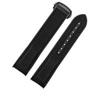 SXSWCH 20mm 22mm Black Blue Orange Fabric Nylon Rubber Watch Band for Omega Seamaster 300 Ocean Watchband Buckle Tools Silicone Strap (Color : Black Orange-RD, Size : 22mm)