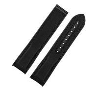 SXSWCH 20mm 22mm Black Blue Orange Fabric Nylon Rubber Watch Band for Omega Seamaster 300 Ocean Watchband Buckle Tools Silicone Strap (Color : Black Orange-RD, Size : 22mm)