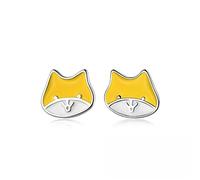 SXSWCH 925 fox ladies fashion cute creative animal party banquet jewelry high-end earrings