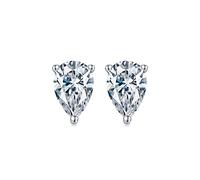 SXSWCH 925 Sterling Silver Cut 2CT Diamond Moissanite Wedding Earrings For Women